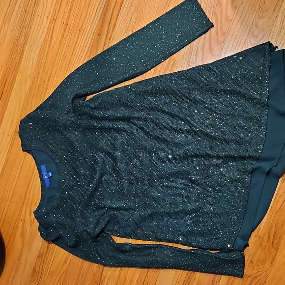 Apt 9 Asymmetrical Sequin Sweater - Picture 1 of 8